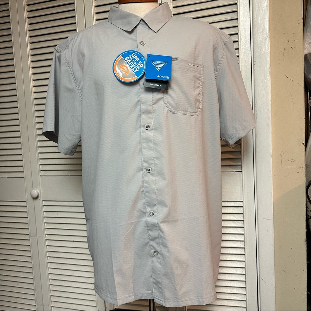 NWTs COLUMBIA PFG Size XXL  UPF 50 / Omni Wick